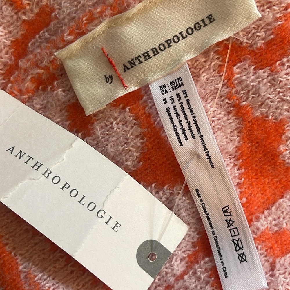 Orange & Pink Winter Hat from Anthropologie. - Picture 3 of 4